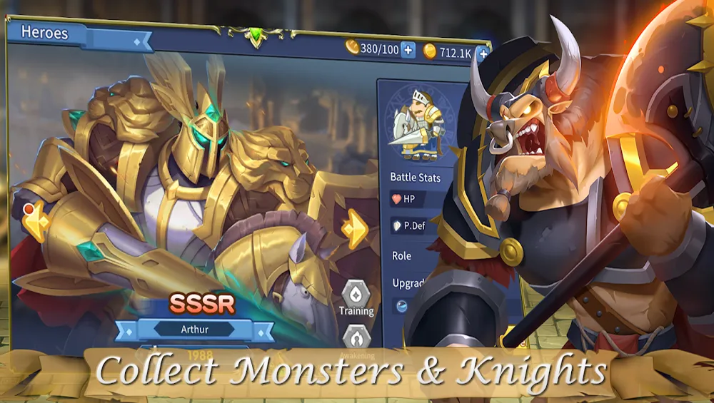 Monster Knights Collect Monsters