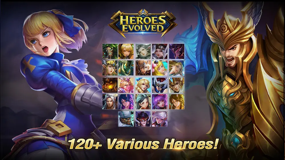 Heroes Evolved 120 Heroes