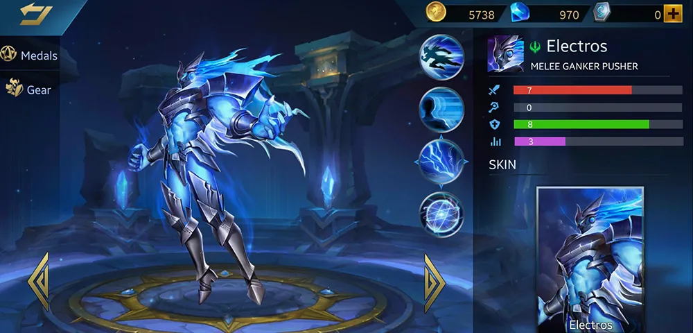 Heroes Evolved Stats